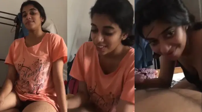 Mallu Super Cute Teen GF Sucking Hard Video Full